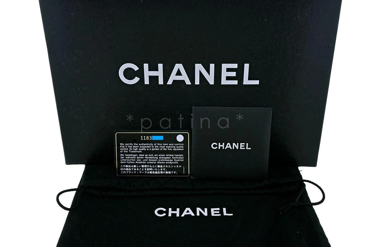 Chanel Black Caviar Classic Medium Double Flap Bag 24k GHW - Image 13