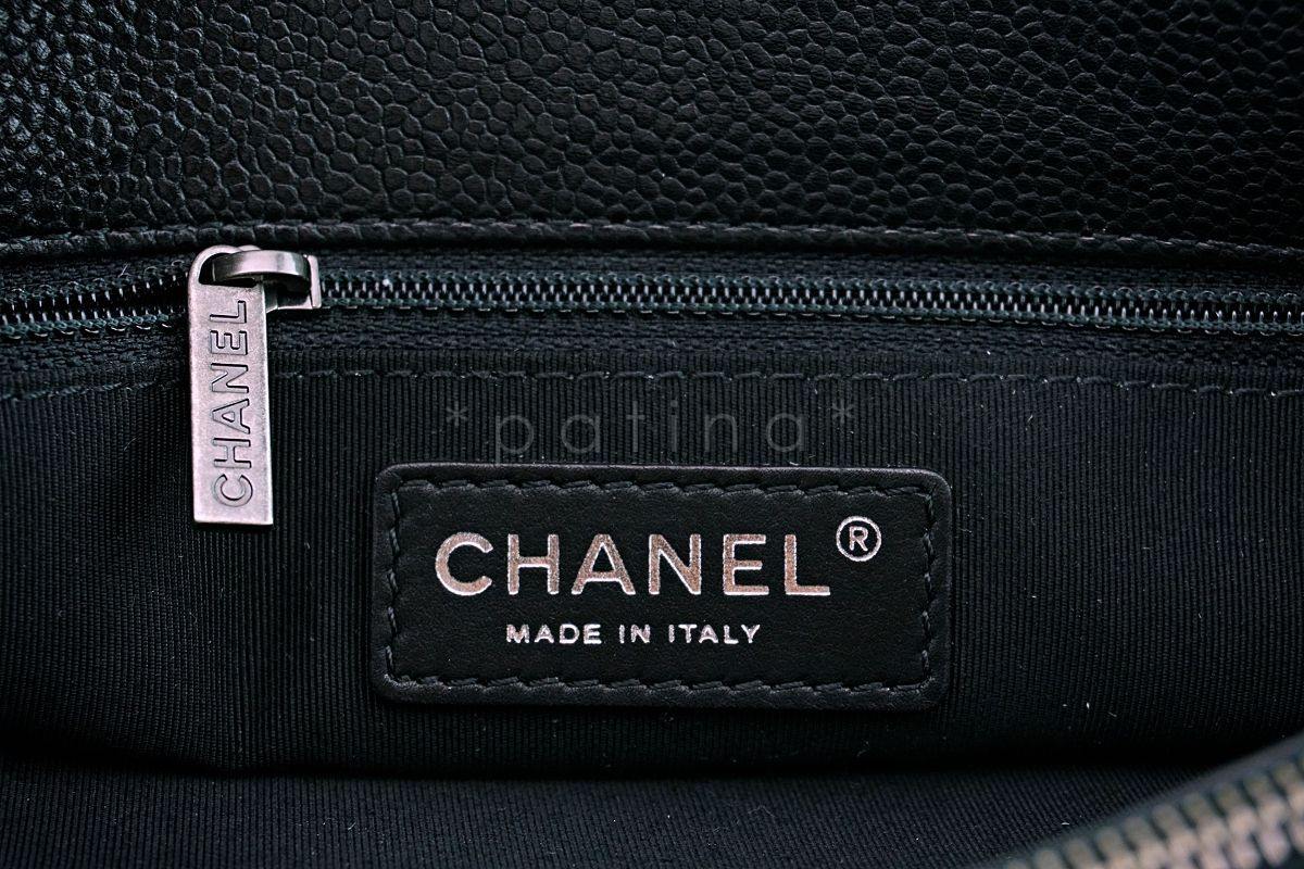 Chanel Black Caviar Classic Quilted Business Tote Bag - Image 10