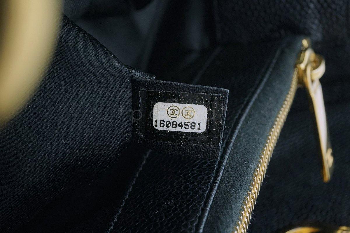 Chanel Black Caviar Grand Shopper Tote GST Bag GHW - Image 11