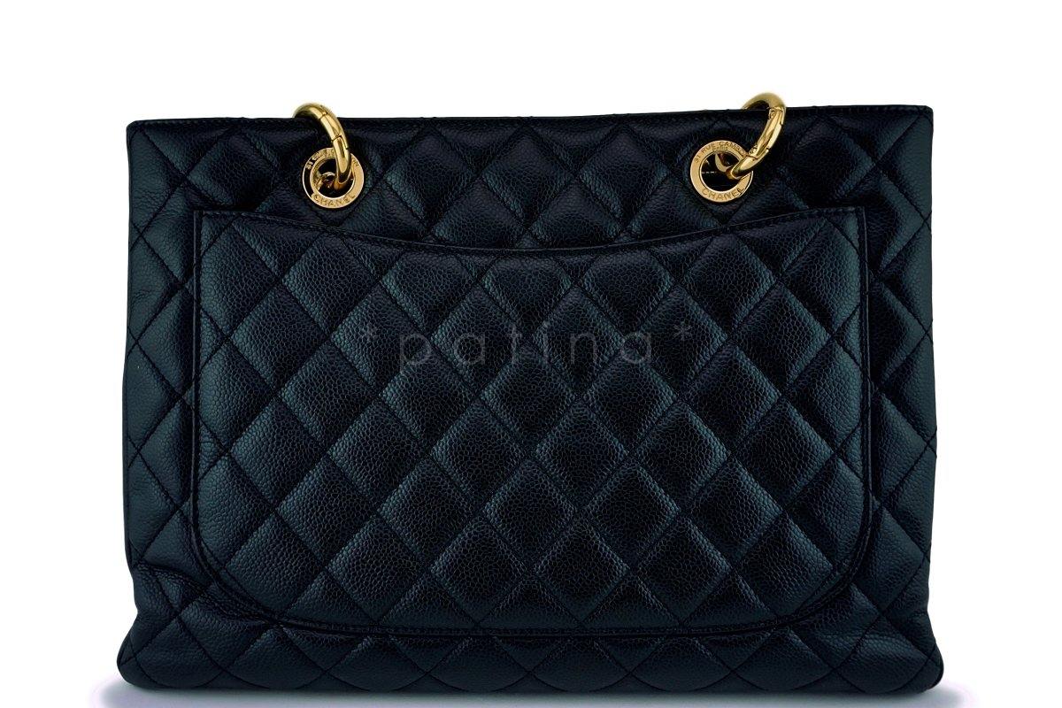 Chanel Black Caviar Grand Shopper Tote GST Bag GHW - Image 5