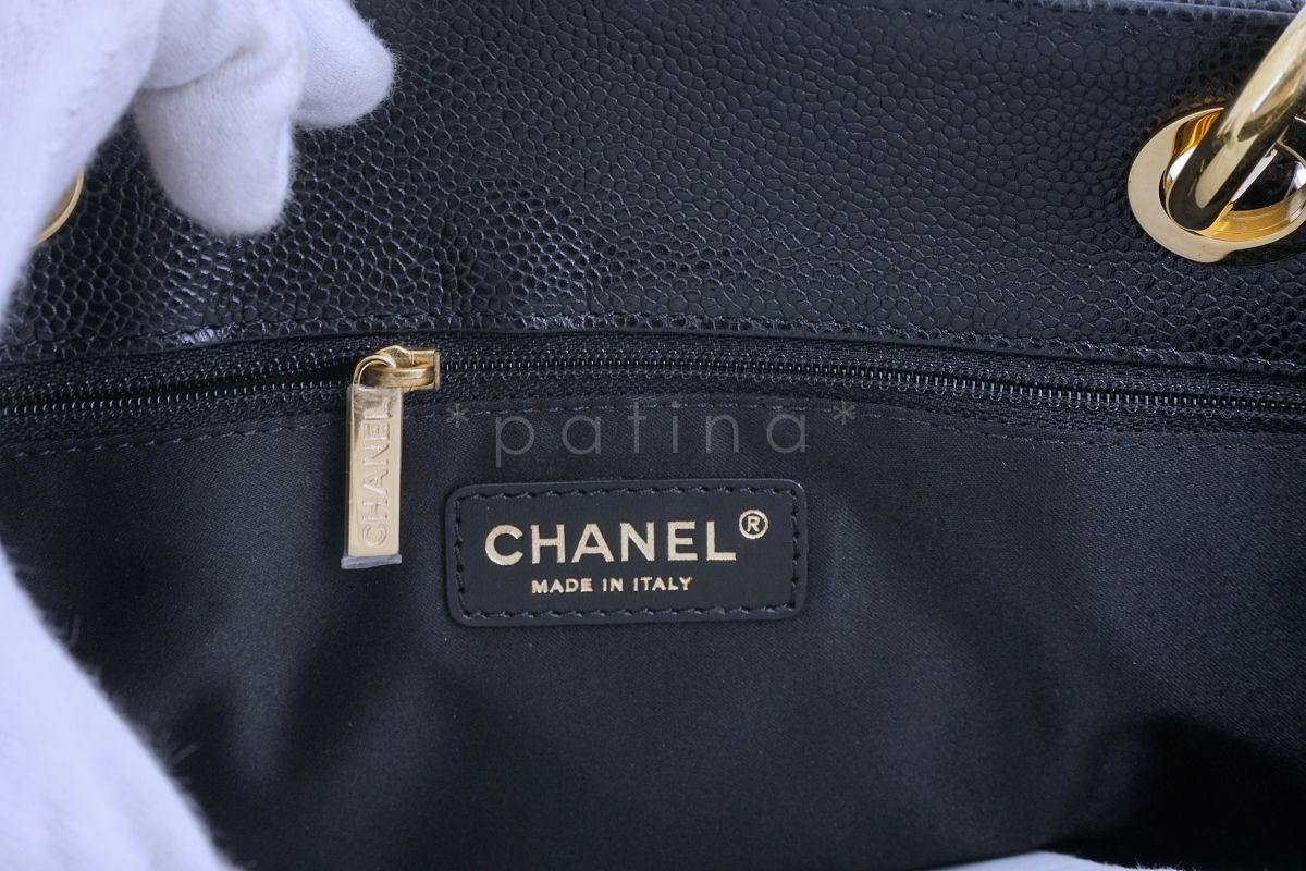 Chanel Black  Caviar Grand Shopper Tote GST Bag GHW - Image 10