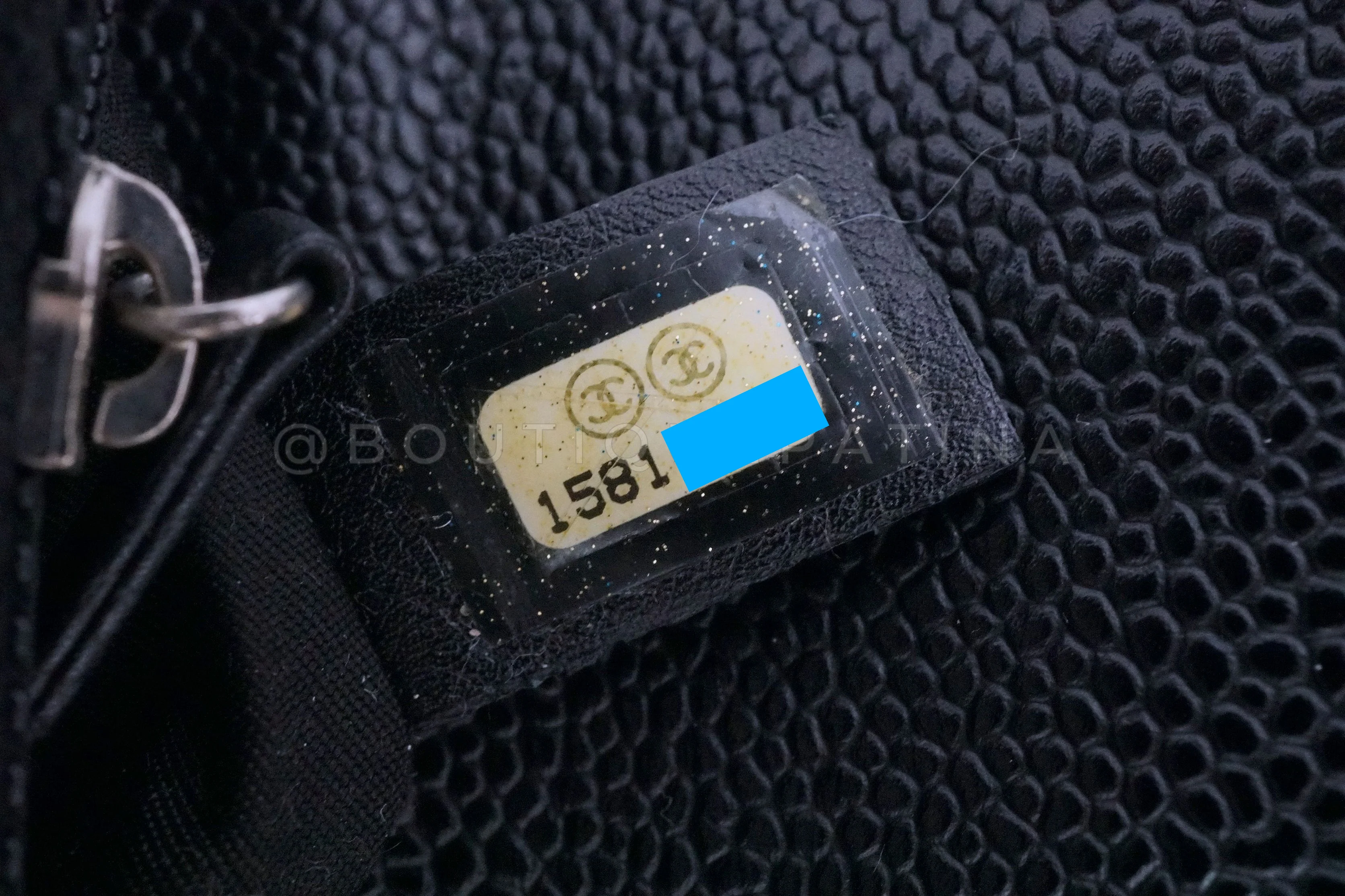 Chanel Black Caviar Half Moon Wallet on Chain WOC Flap Bag SHW - Image 12