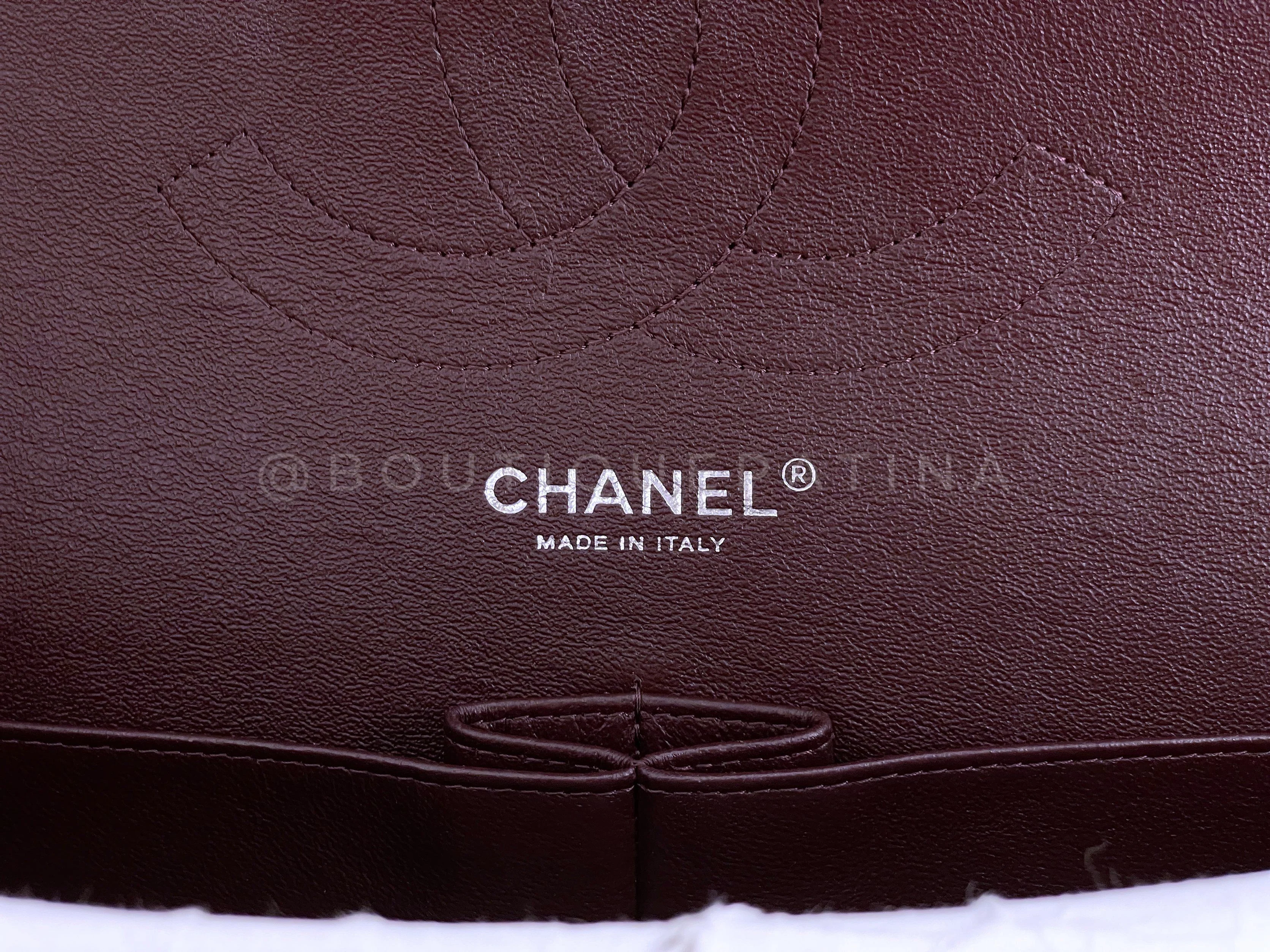Chanel Black Caviar Jumbo Classic Double Flap Bag SHW - Image 11