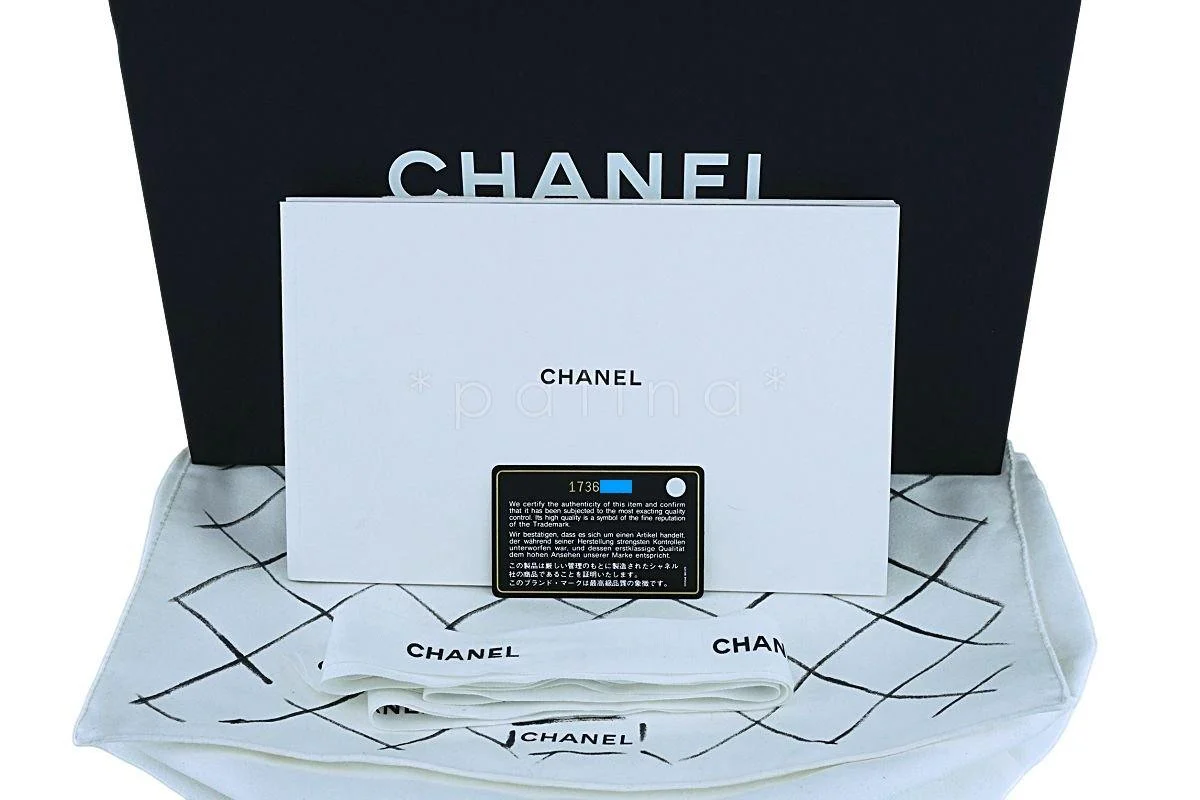Chanel Black Caviar Jumbo Classic Double Flap Bag SHW - Image 13