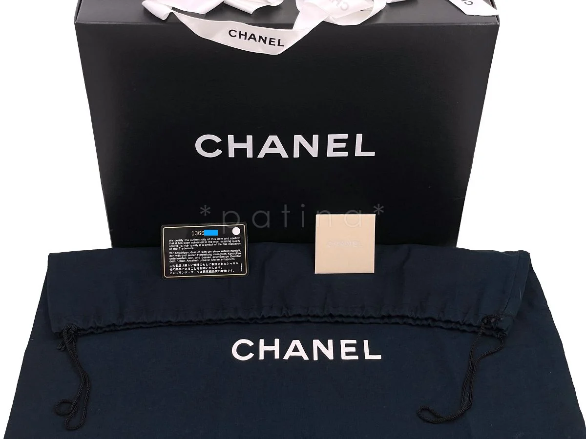 Chanel Black Caviar Jumbo Classic Flap Bag GHW Single - Image 13