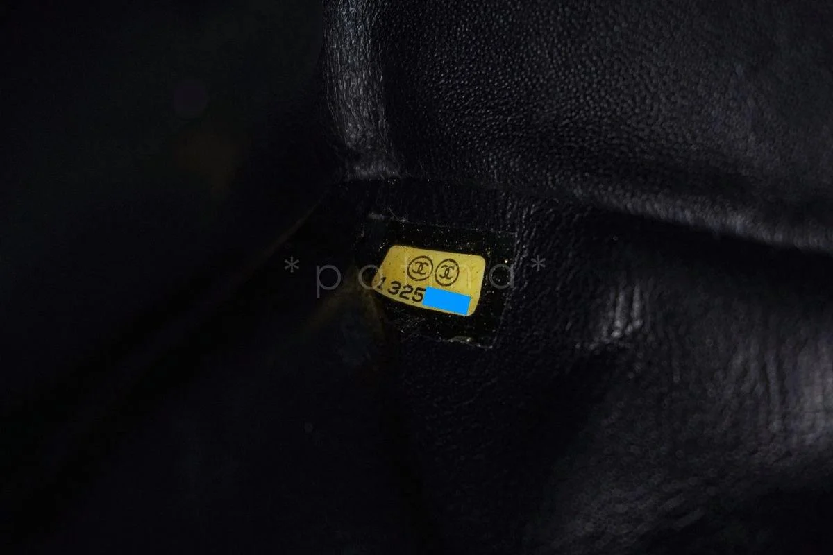 Chanel Black Caviar Jumbo Classic Flap Bag SHW - Image 12
