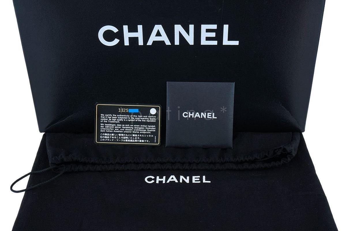 Chanel Black Caviar Jumbo Classic Flap Bag SHW - Image 13