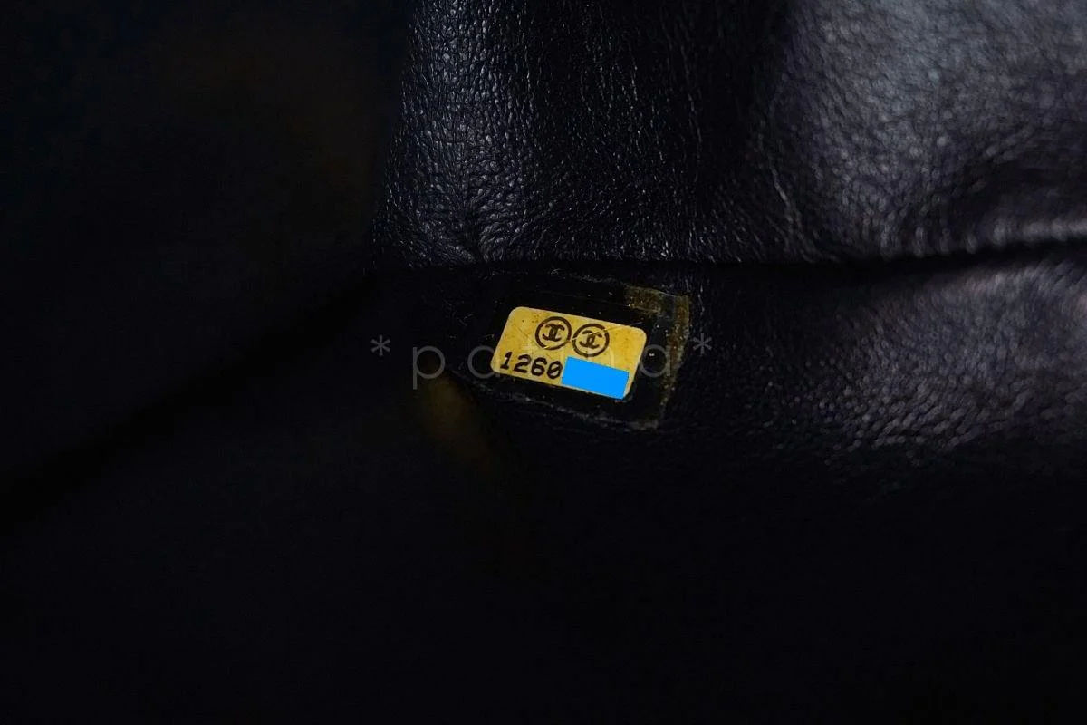 Chanel Black Caviar Jumbo Classic Flap Bag SHW - Image 12