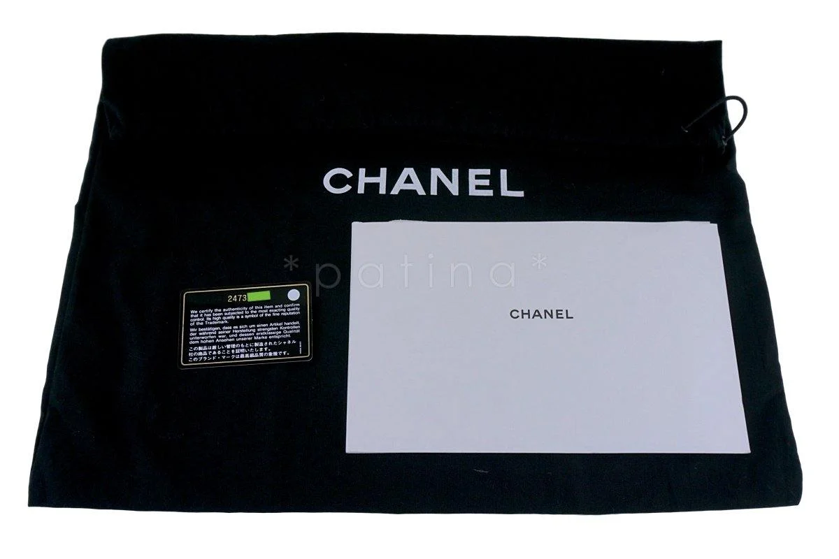 Chanel Black Caviar/Lizard Coco Handle Shoulder Flap Kelly 2-Way Tote Bag - Image 13
