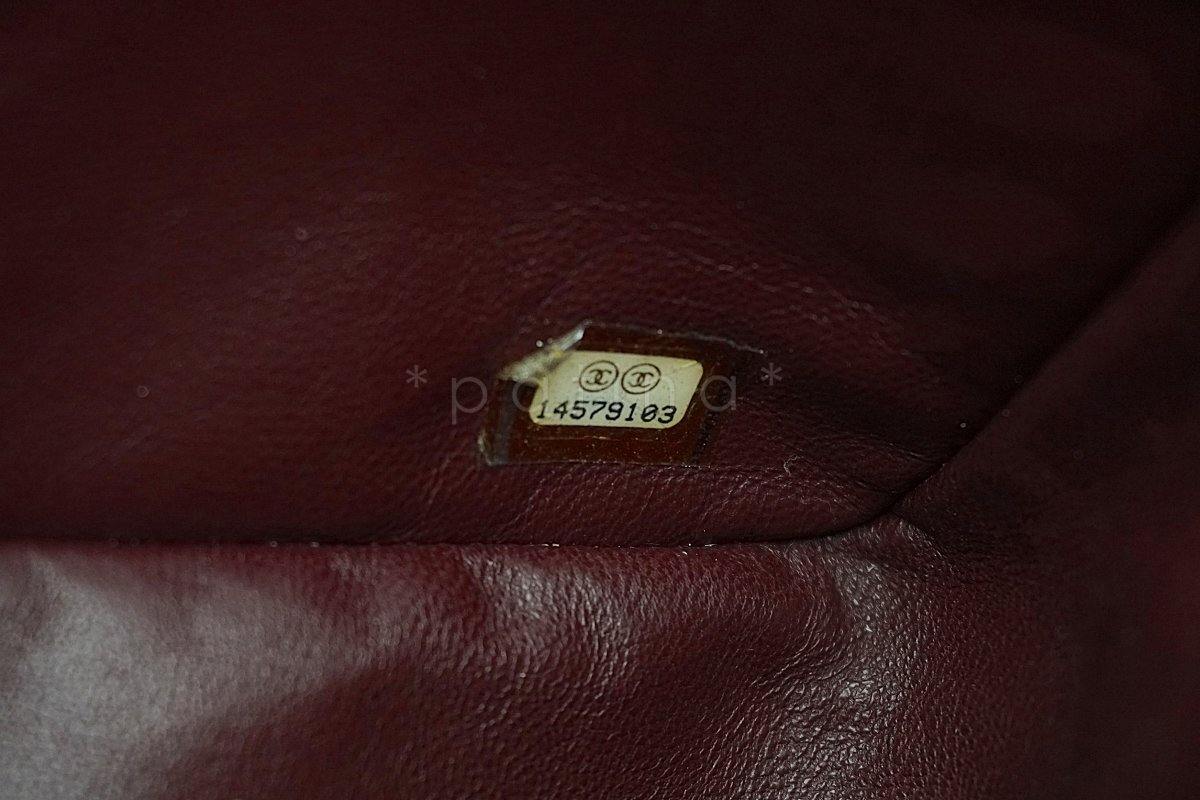 Chanel Black Caviar Maxi Double Flap "Jumbo XL" Bag SHW - Image 12