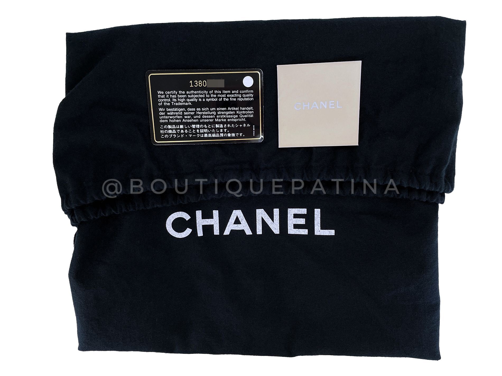 Chanel Black Caviar Maxi Flap Bag SHW Single WJF - Image 13