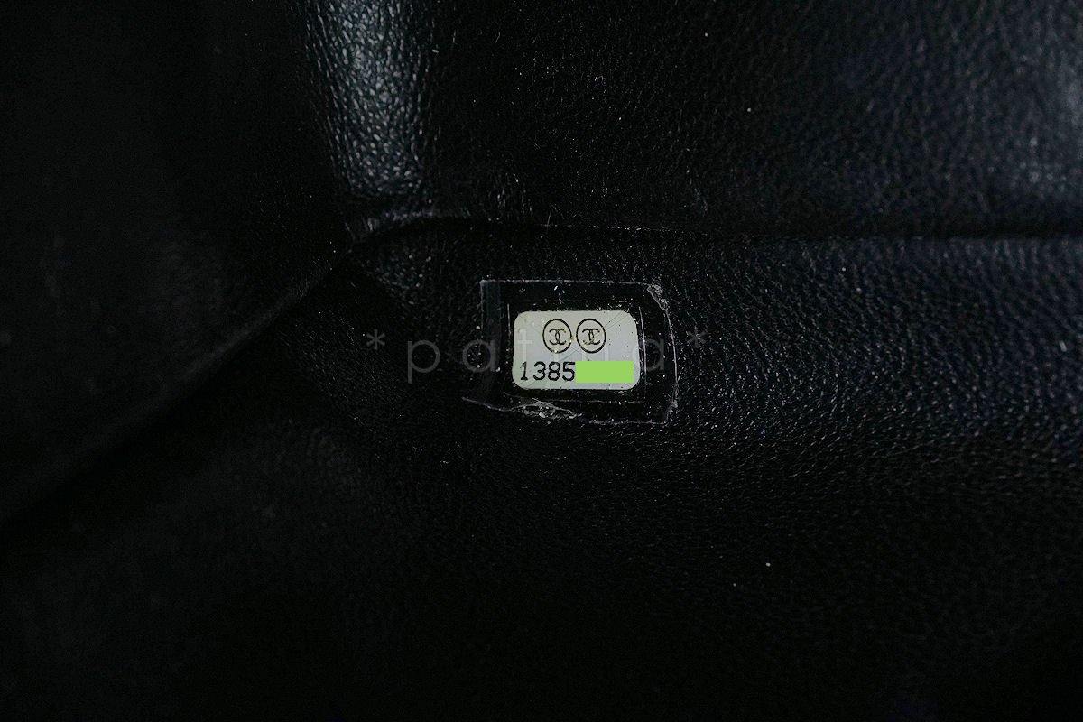 Chanel Black Caviar Maxi Quilted Classic 2.55 Jumbo XL Flap Bag GHW - Image 12