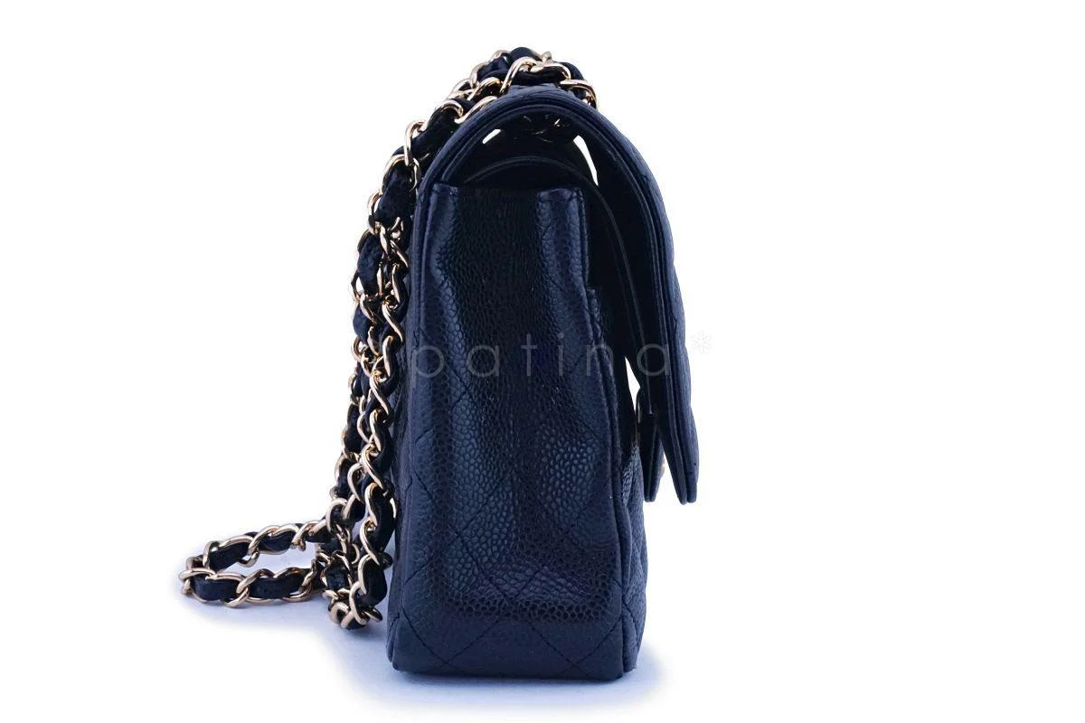 Chanel Black Caviar Medium Classic Double Flap Bag GHW - Image 4