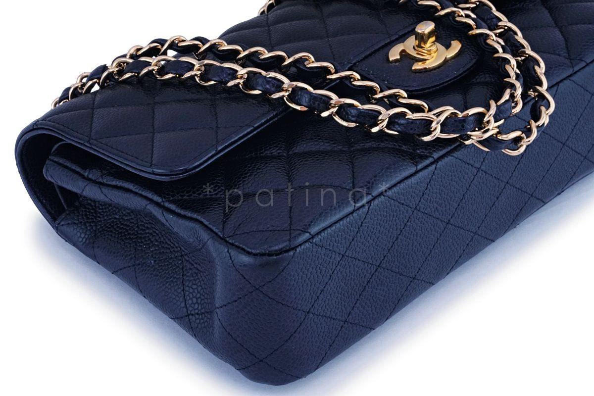 Chanel Black Caviar Medium Classic Double Flap Bag GHW - Image 7