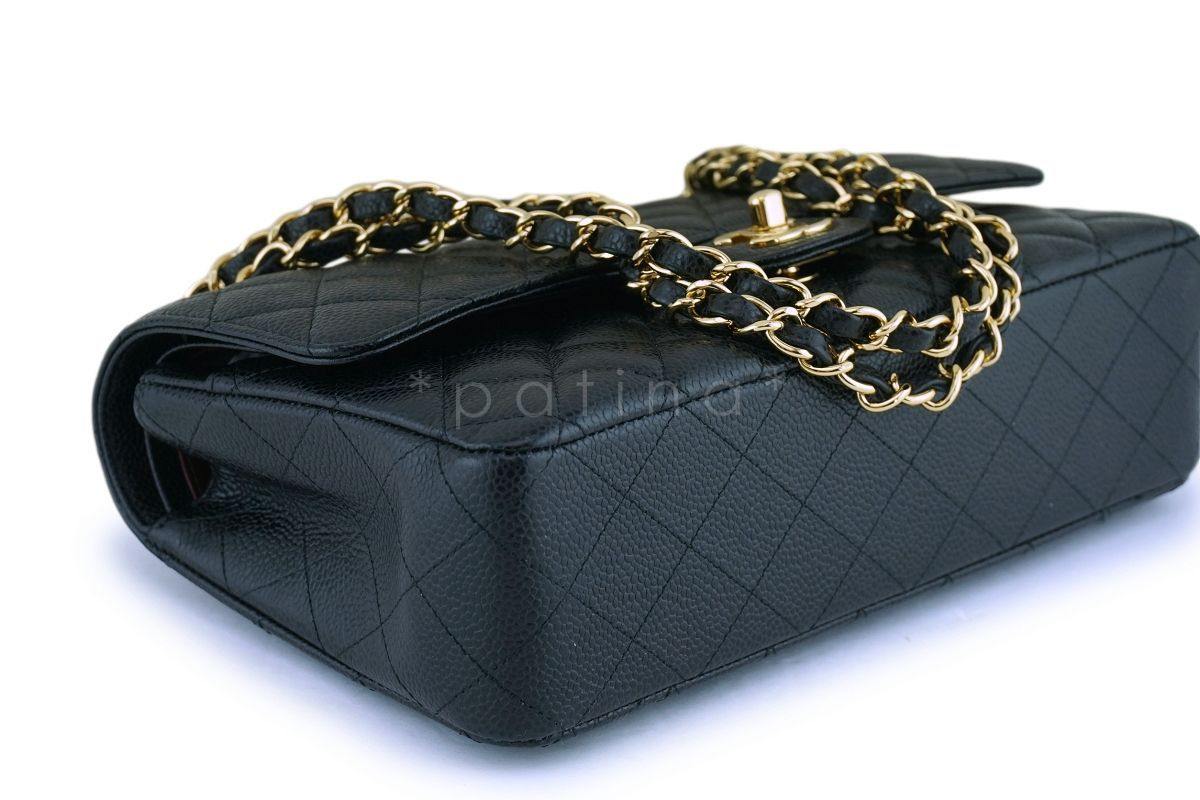 Chanel Black Caviar Medium Classic Double Flap Bag GHW - Image 7