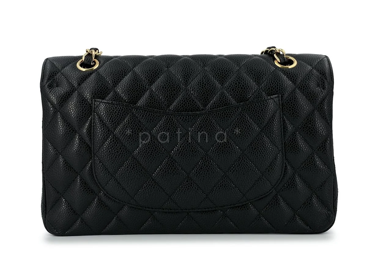 Chanel Black Caviar Medium Classic Double Flap Bag GHW D3R D3R - Image 5