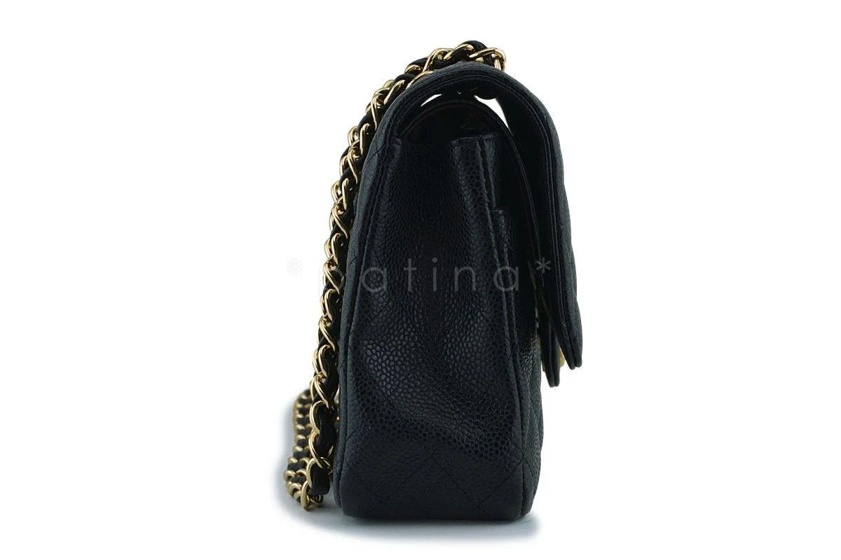 Chanel Black Caviar Medium Classic Double Flap Bag GHW - Image 4