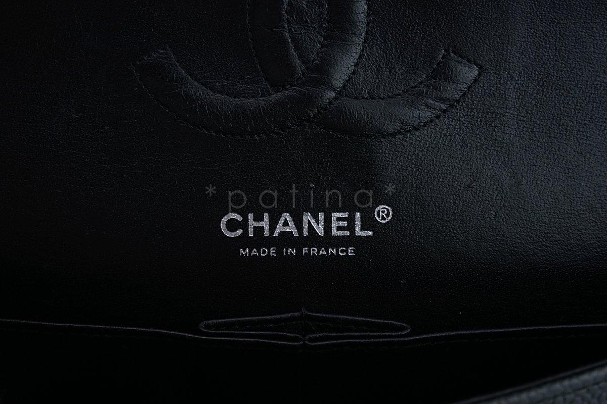 Chanel Black Caviar Medium Classic Double Flap Bag SHW - Image 11