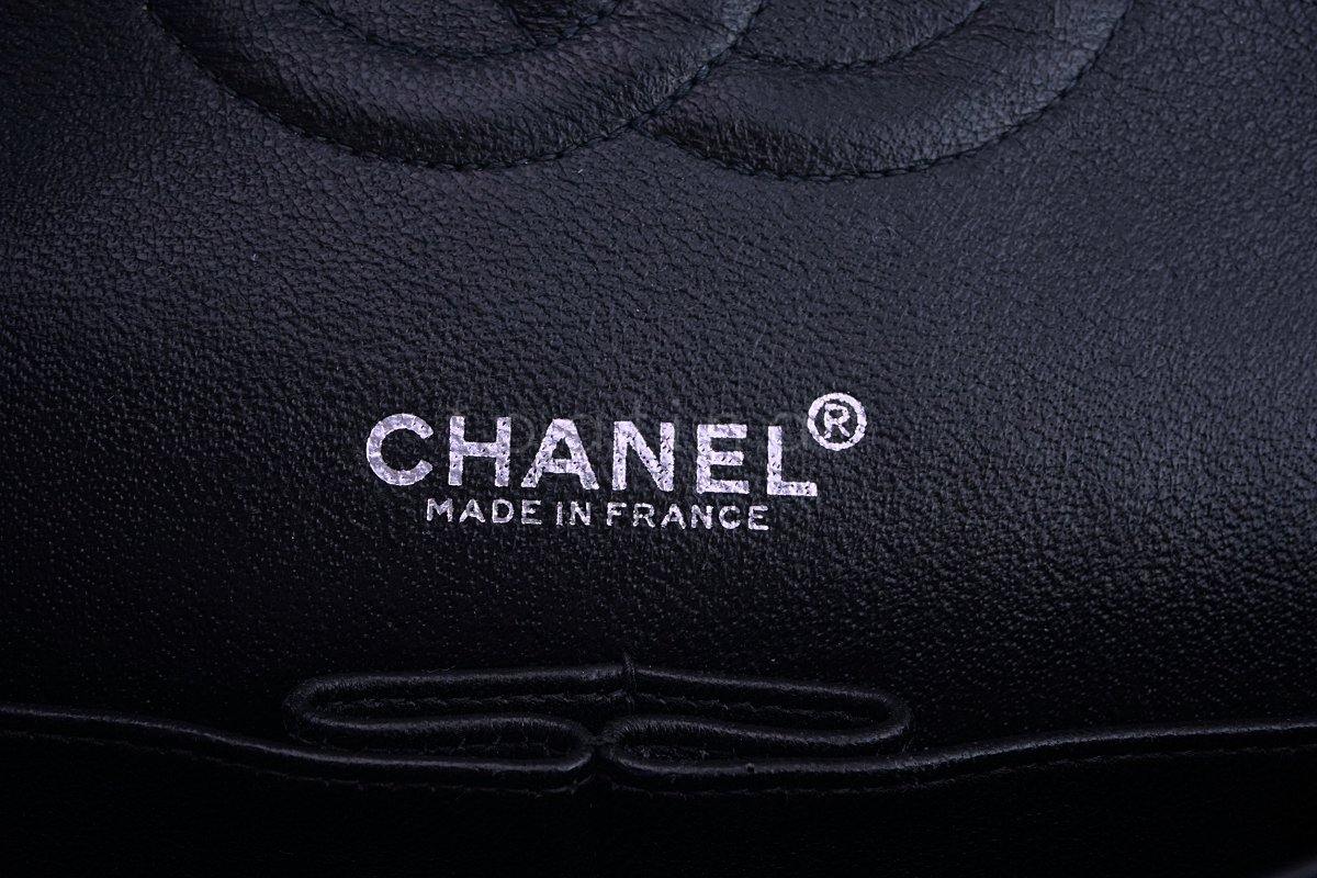 Chanel Black Caviar Medium Classic Double Flap Bag SHW - Image 11