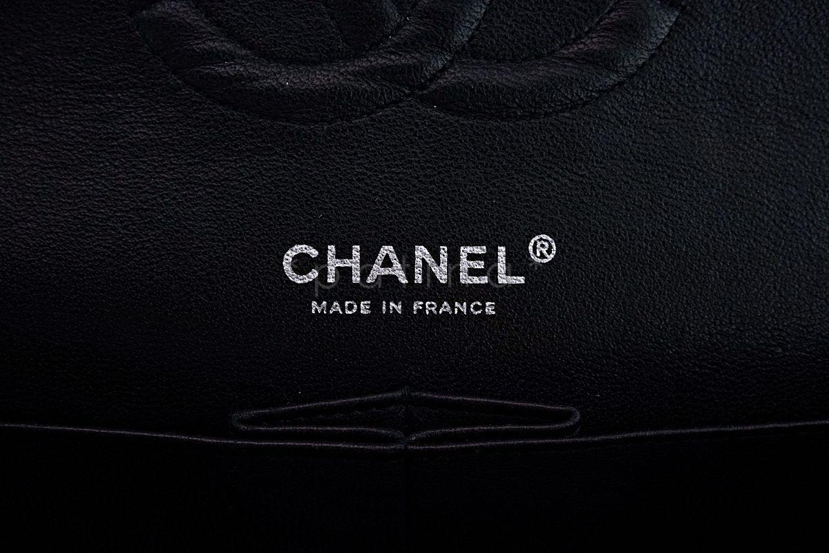 Chanel Black Caviar Medium Classic Double Flap Bag SHW - Image 11