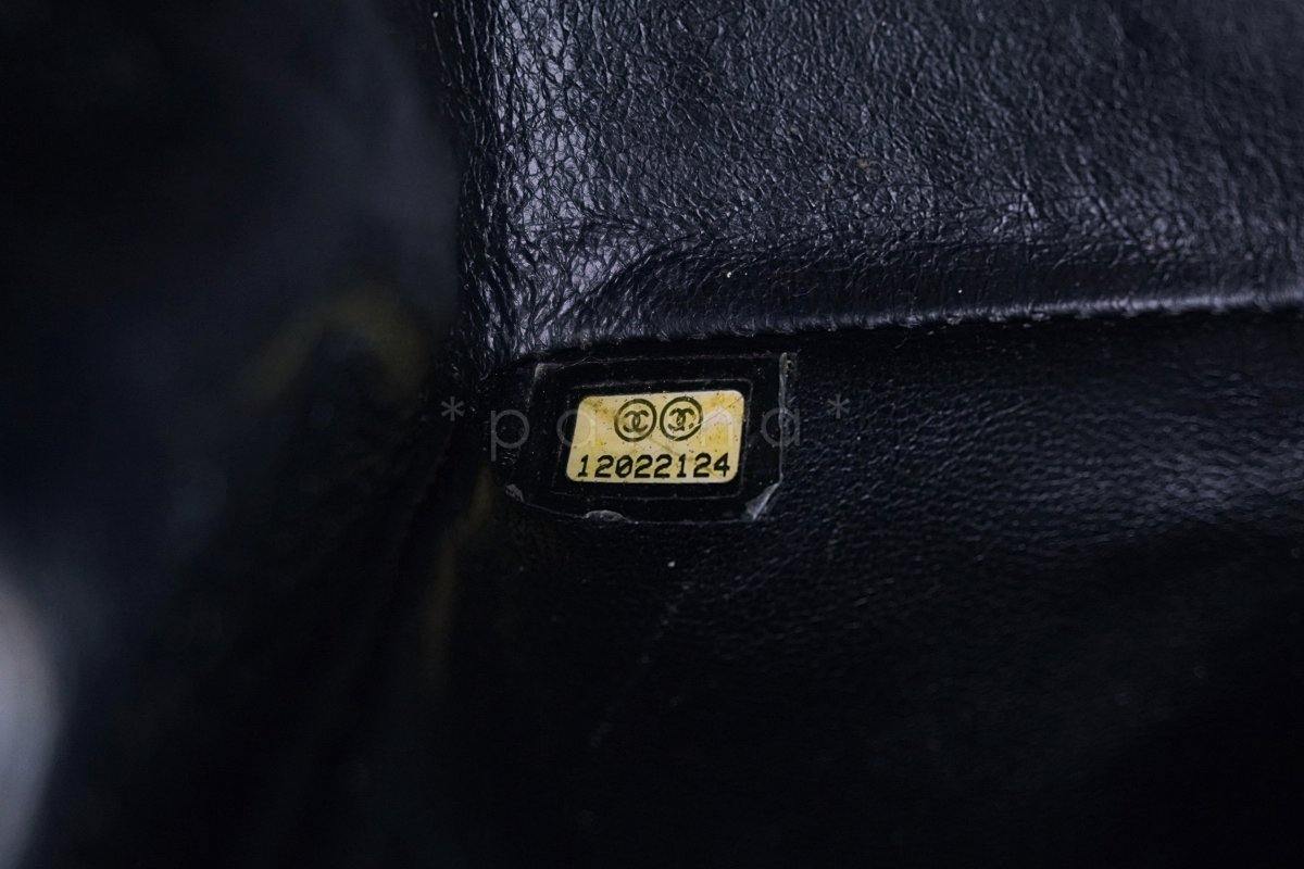 Chanel Black Caviar Square Mini Classic Flap Bag SHW - Image 12
