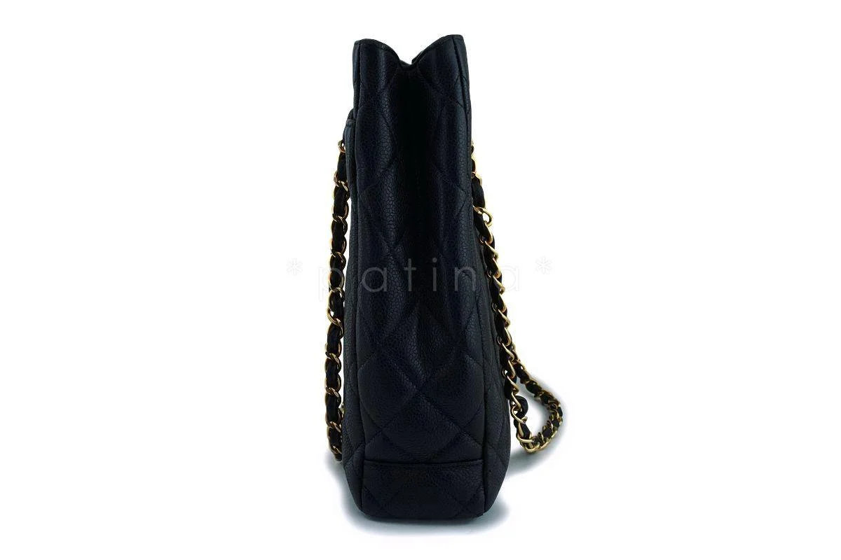 Chanel Black Caviar Timeless Classic Tote Bag 24k GHW - Image 4