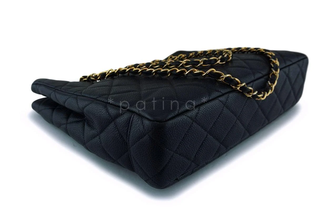 Chanel Black Caviar Timeless Classic Tote Bag 24k GHW - Image 7