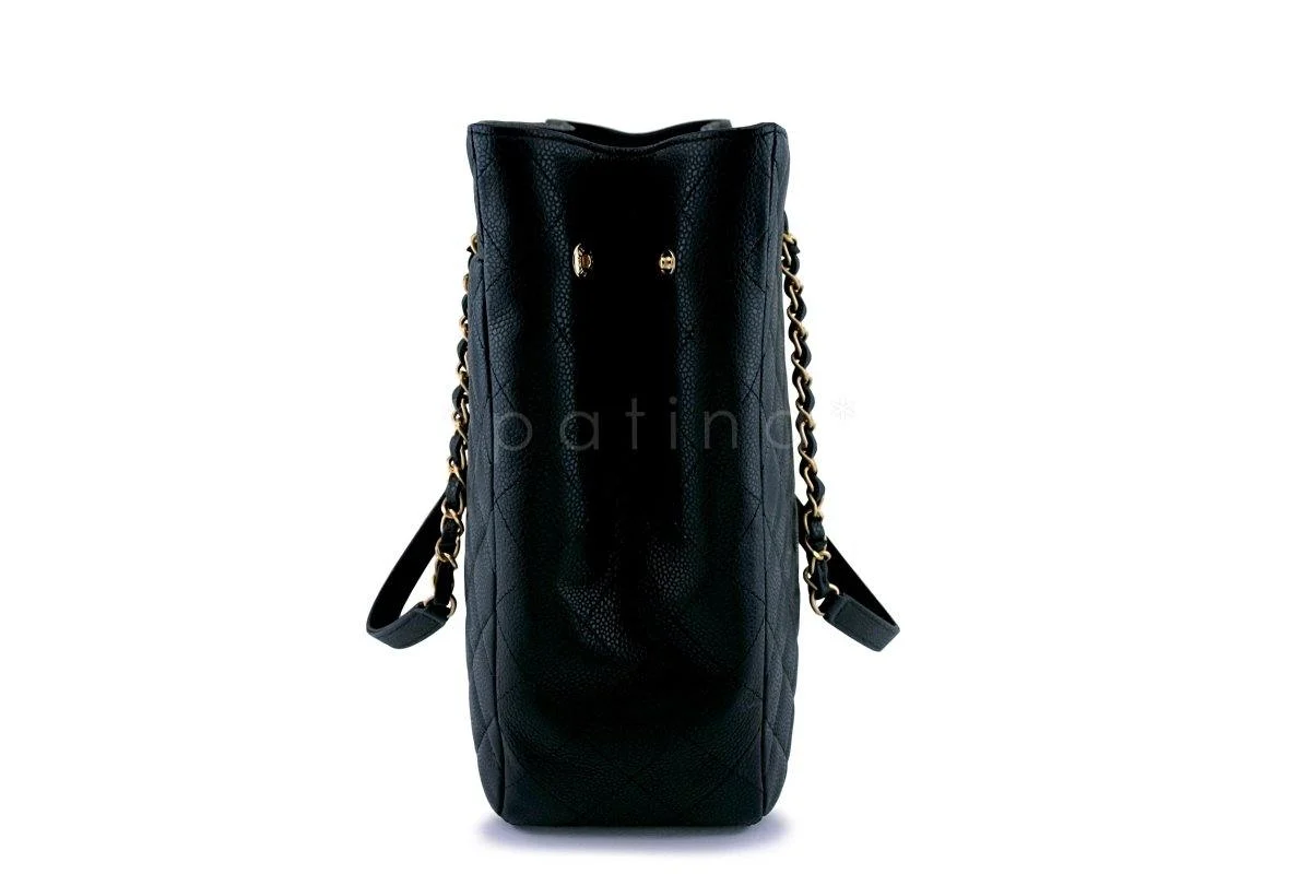 Chanel Black Caviar Timeless Grand Shopper Tote Bag GHW - Image 4