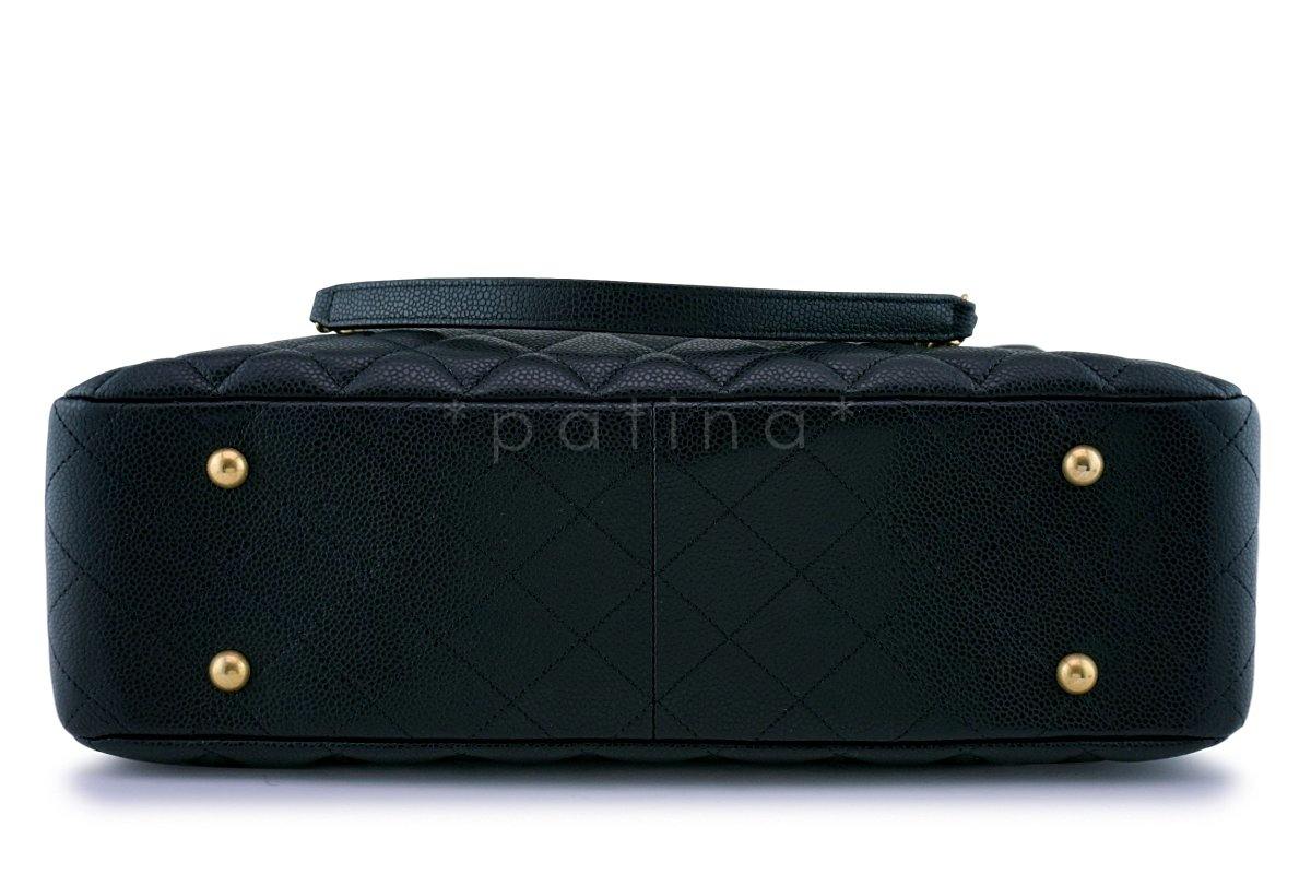 Chanel Black Caviar Timeless Grand Shopper Tote Bag GHW - Image 6