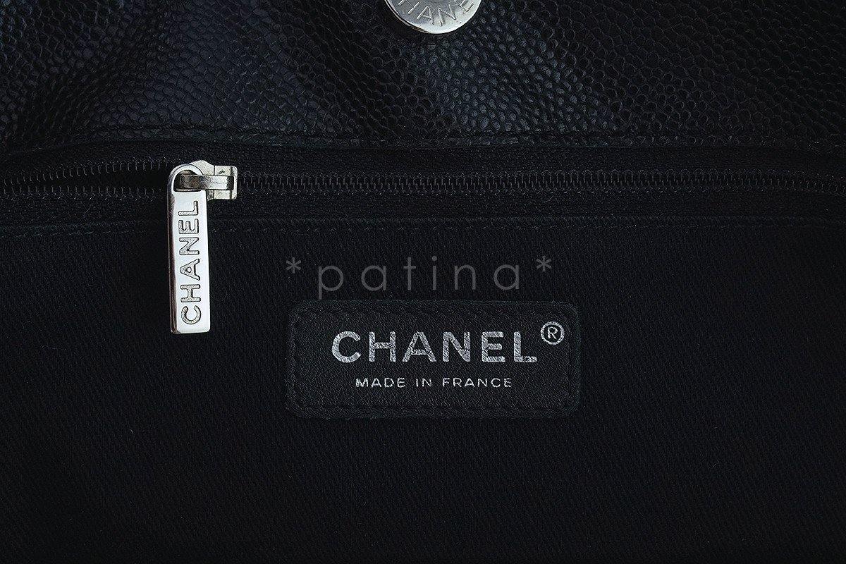 Chanel Black Caviar Timeless Large Shopper Tote Bag - Image 10