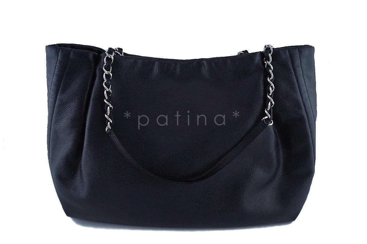 Chanel Black Caviar Timeless Large Shopper Tote Bag - Image 4