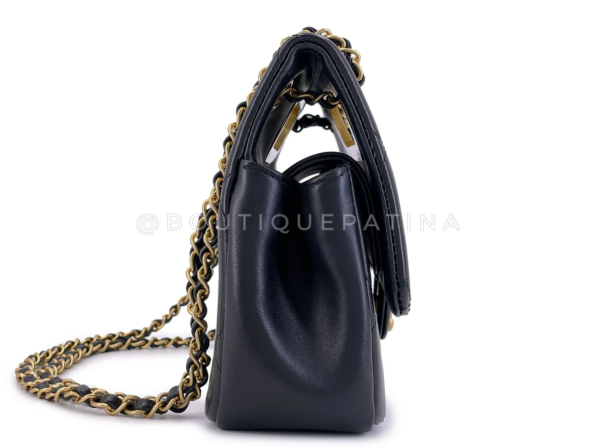 Chanel Black Chain Handle A Real Catch Flap Bag GHW  4LY - Image 4