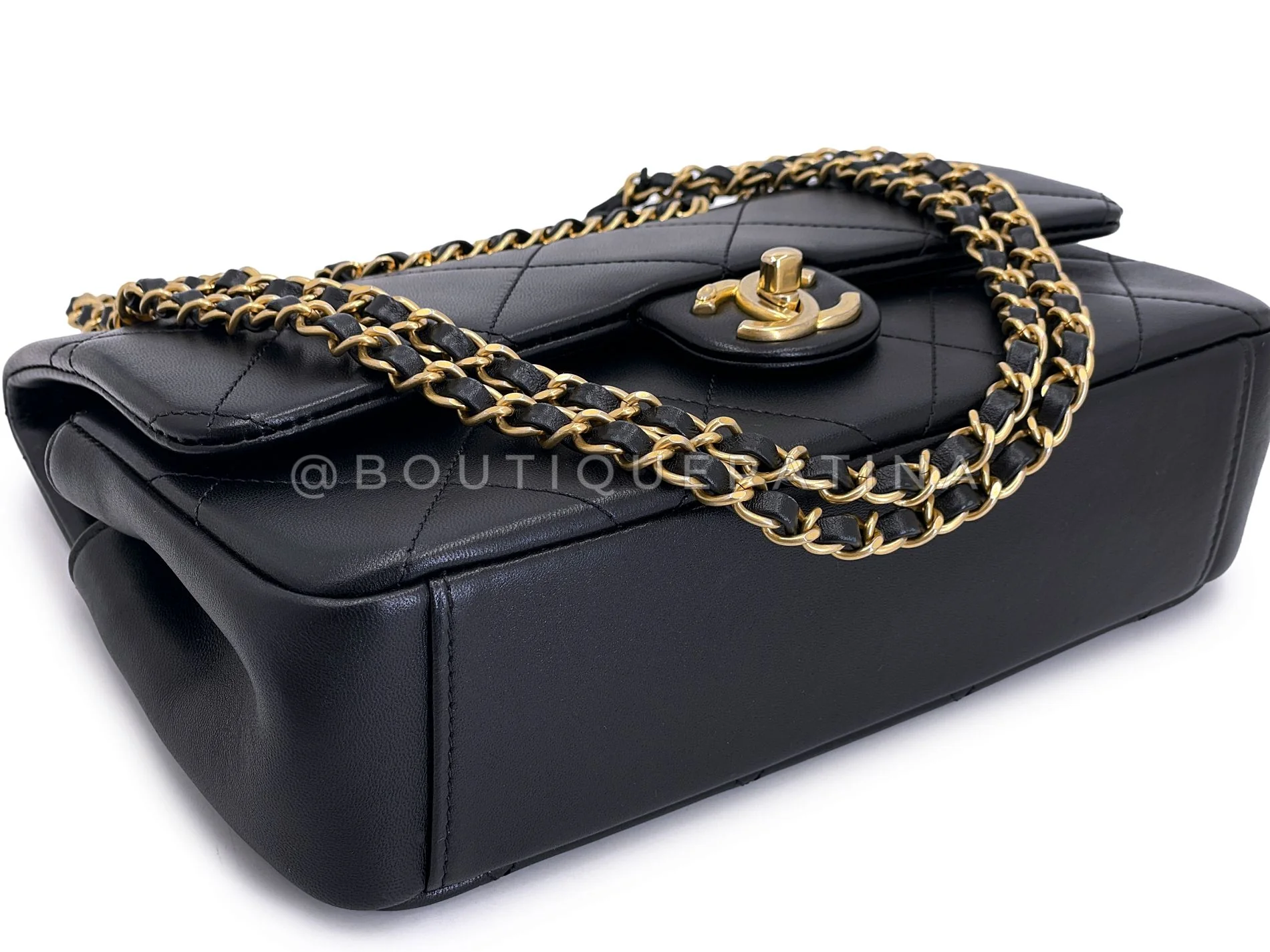 Chanel Black Chain Handle A Real Catch Flap Bag GHW  4LY - Image 7