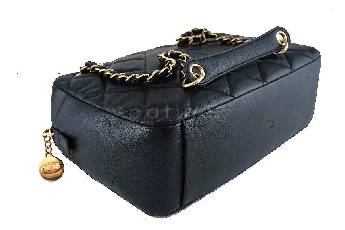 Chanel Black Classic Quilted Camera Case Bag - Image 6