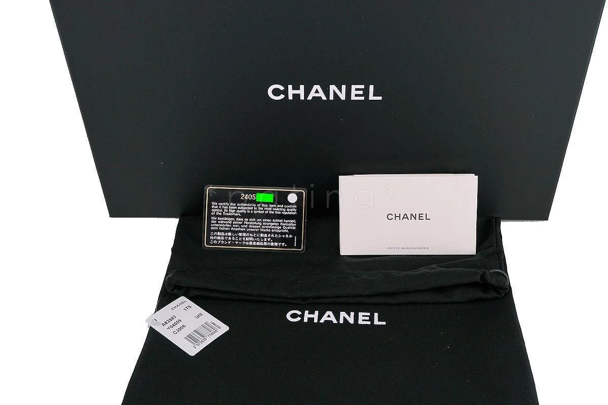 NWT Chanel Black Classic Quilted Large O Case Flap Clutch Purse Bag GHW - Image 9