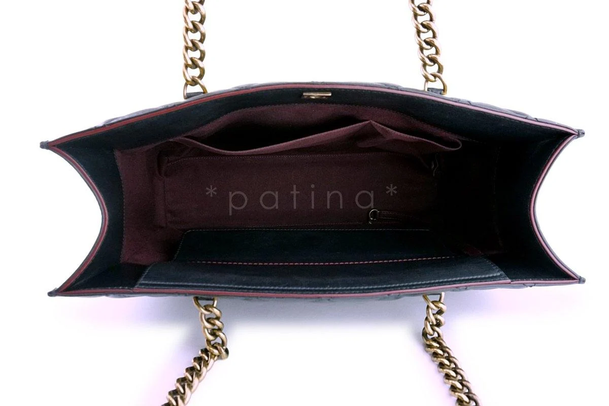 Chanel Black Classic Quilted Perfect Edge Shopper Tote Bag - Image 10