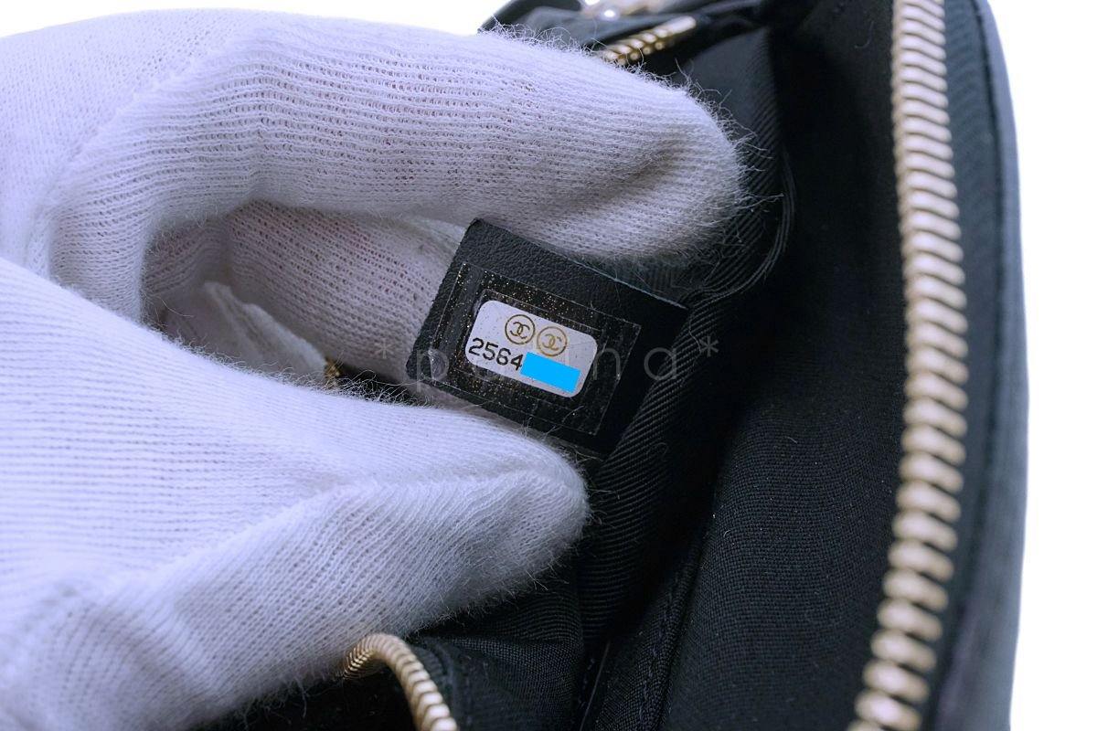 Chanel Black Glazed Calfskin "Pocket" Banane Fanny Pack Belt Waist Bag GHW - Image 8