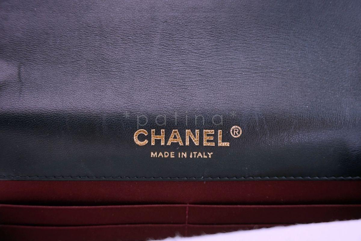 Chanel Black Lambskin Golden Class Wallet on Chain WOC Bag - Image 11