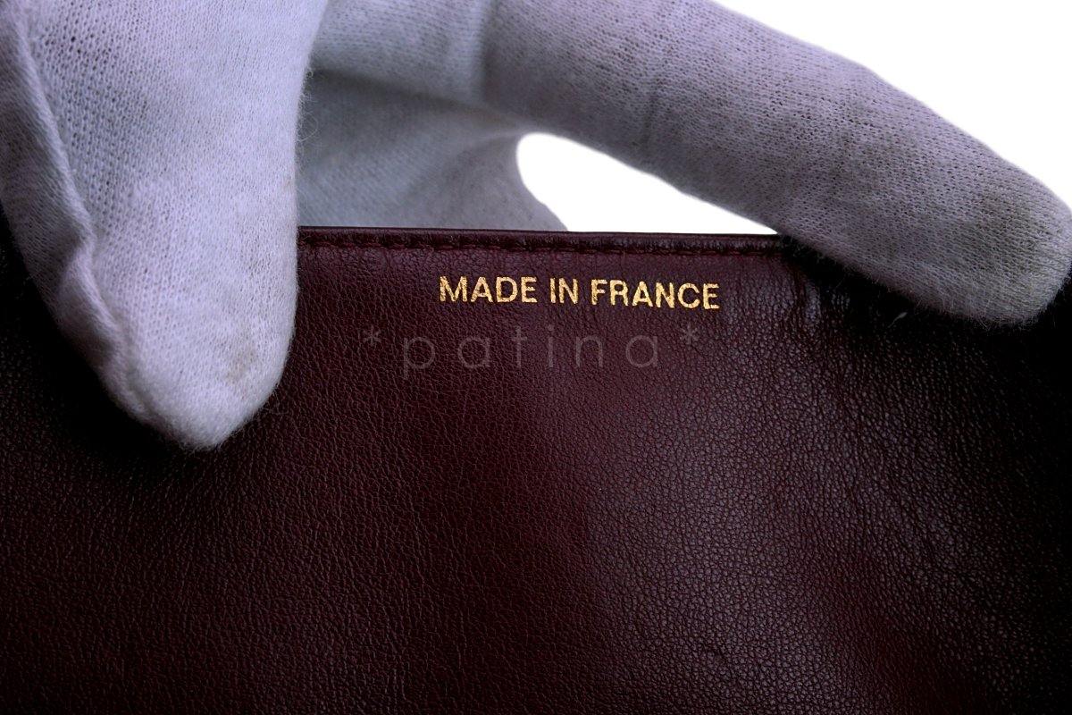 Chanel Black Lambskin Medium Classic 2.55 Double Flap Bag 24k GHW - Image 12