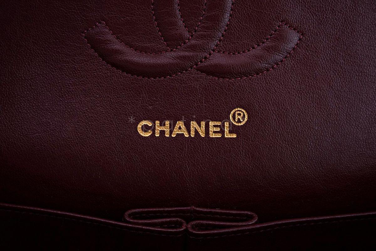 Chanel Black Lambskin Medium Classic Double Flap Bag 24k GHW - Image 11