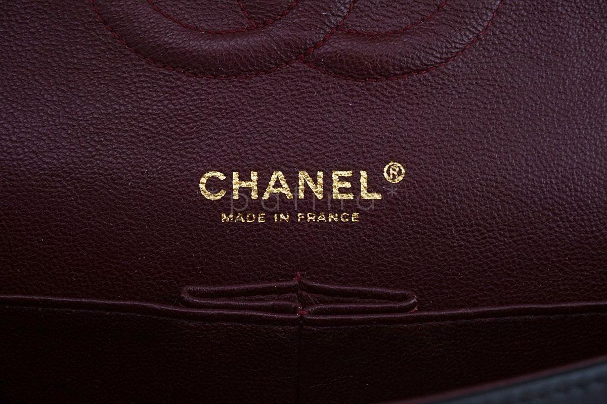 Chanel Black Lambskin Medium Classic Double Flap Bag 24k GHW - Image 11