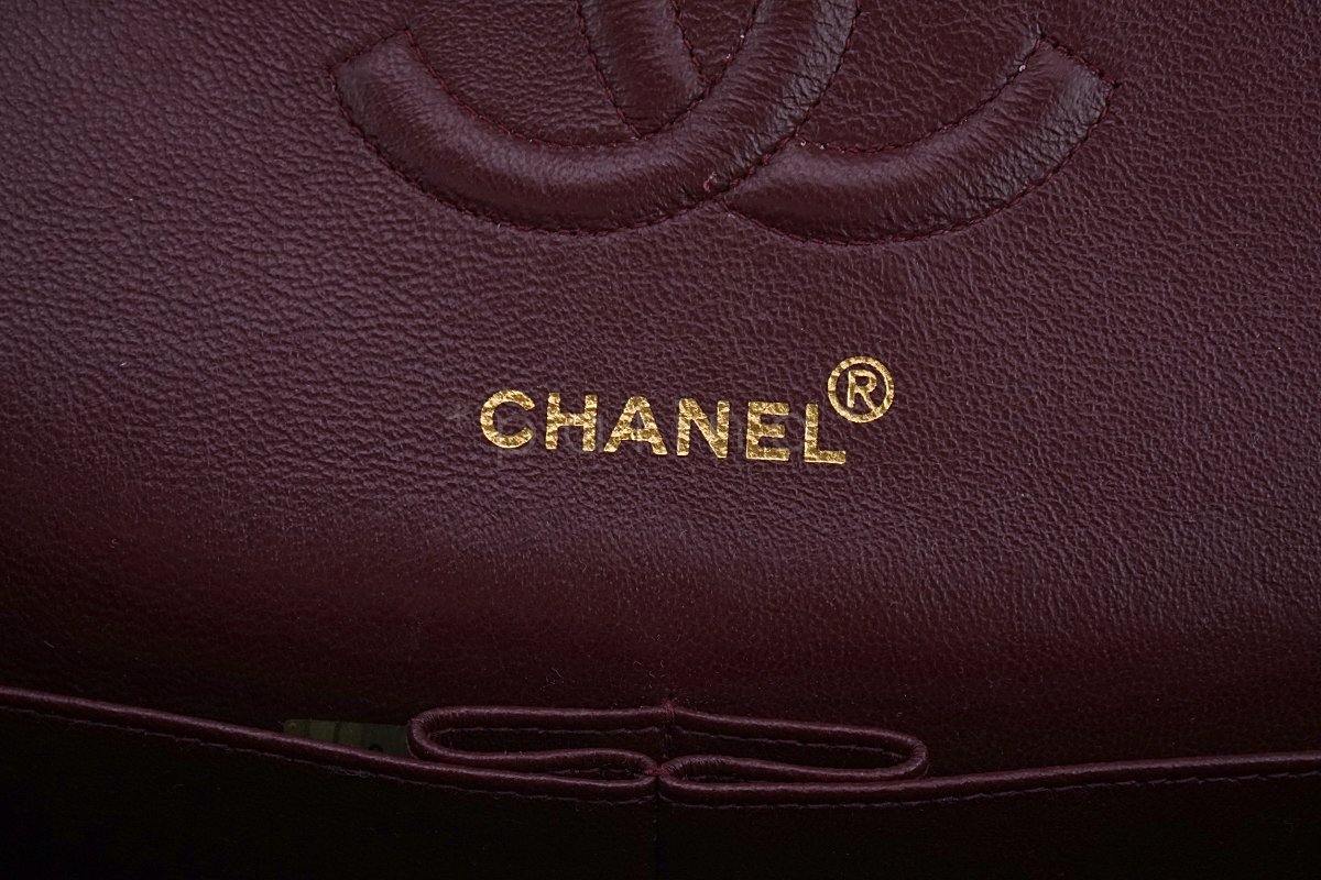 Chanel Black Lambskin Medium Classic Double Flap Bag 24k GHW - Image 11