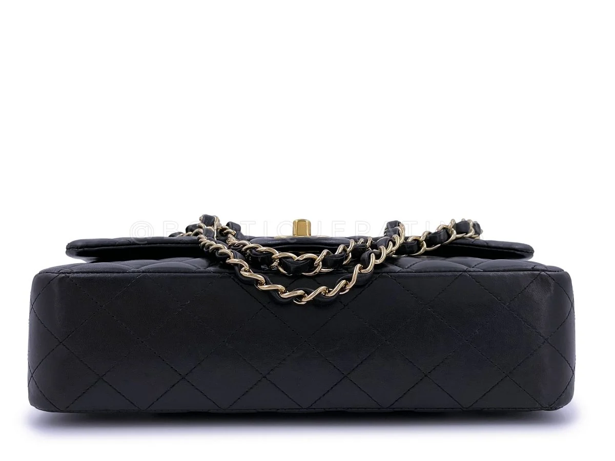 Chanel Black Lambskin Medium Classic Double Flap Bag GHW - Image 6