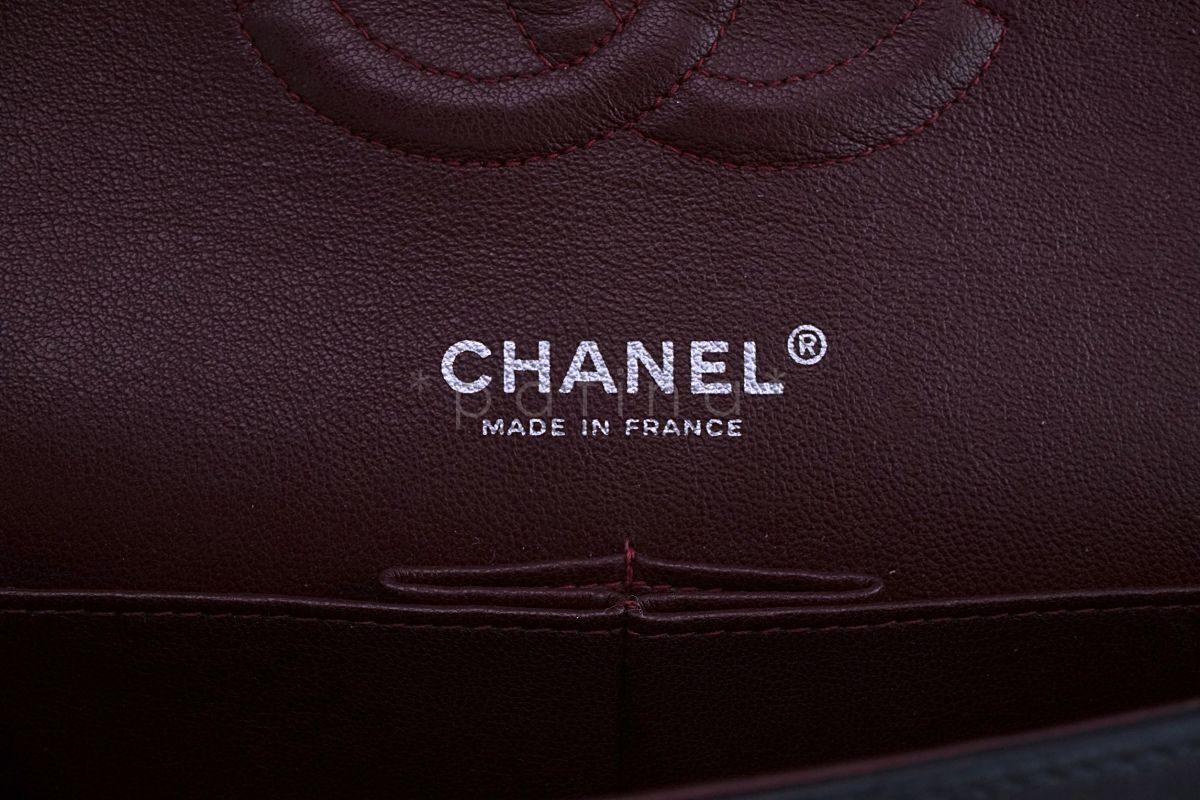Chanel Black Lambskin Medium Classic Double Flap Bag SHW - Image 11
