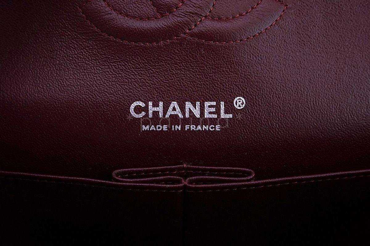 Chanel Black Lambskin Medium Classic Double Flap Bag SHW - Image 11