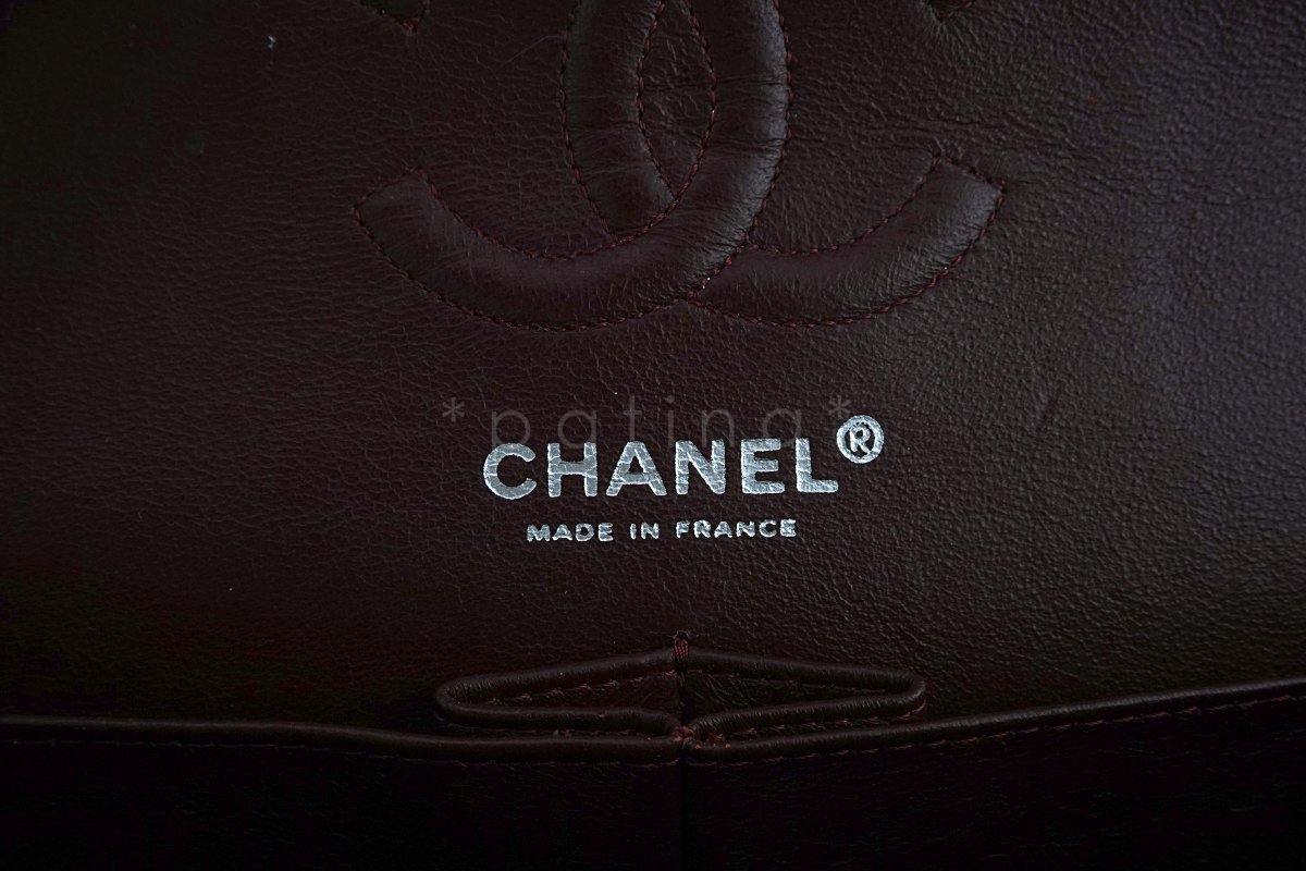 Chanel Black Lambskin Small Classic 2.55 Double Flap Bag SHW - Image 10