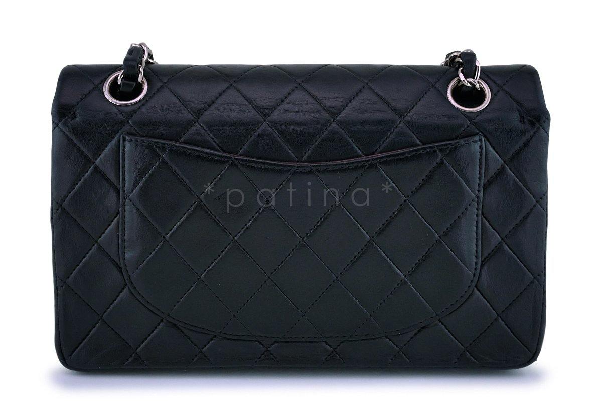 Chanel Black Lambskin Small Classic Double Flap Bag SHW - Image 5