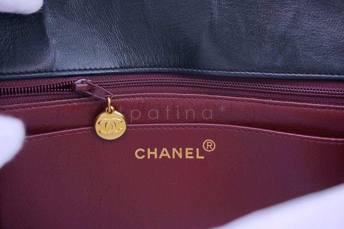 Chanel Vintage Black Lambskin Small Mademoiselle Classic Flap Bag 24k GHW - Image 11