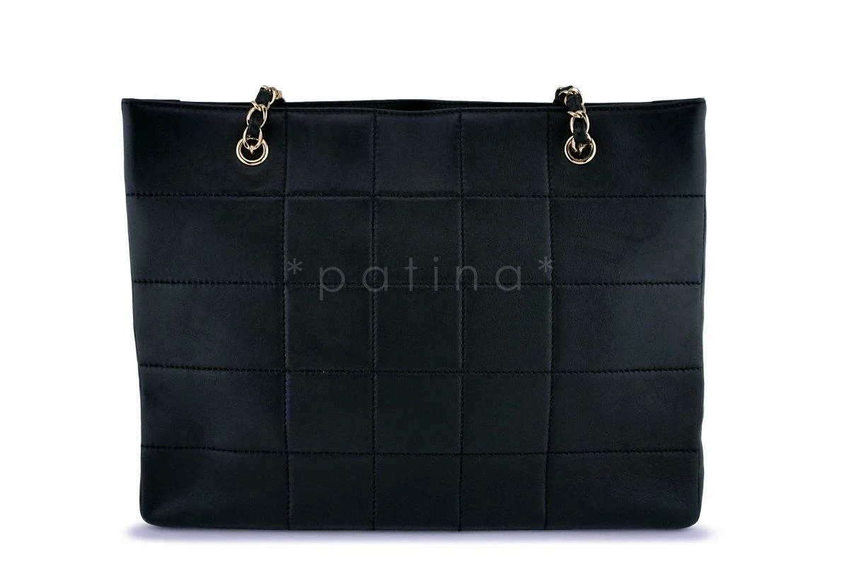 Chanel Black Large Classic Quilted Shopper Tote Bag GHW - Image 5