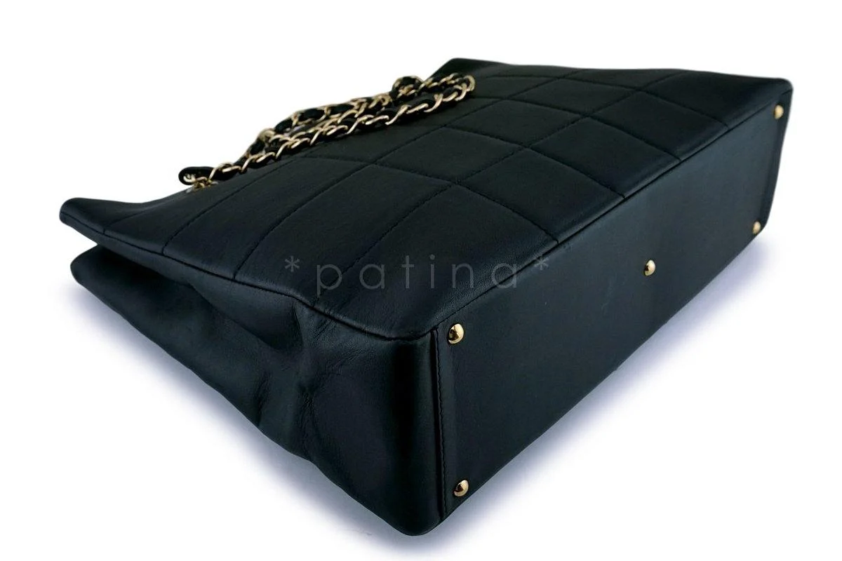 Chanel Black Large Classic Quilted Shopper Tote Bag GHW - Image 7
